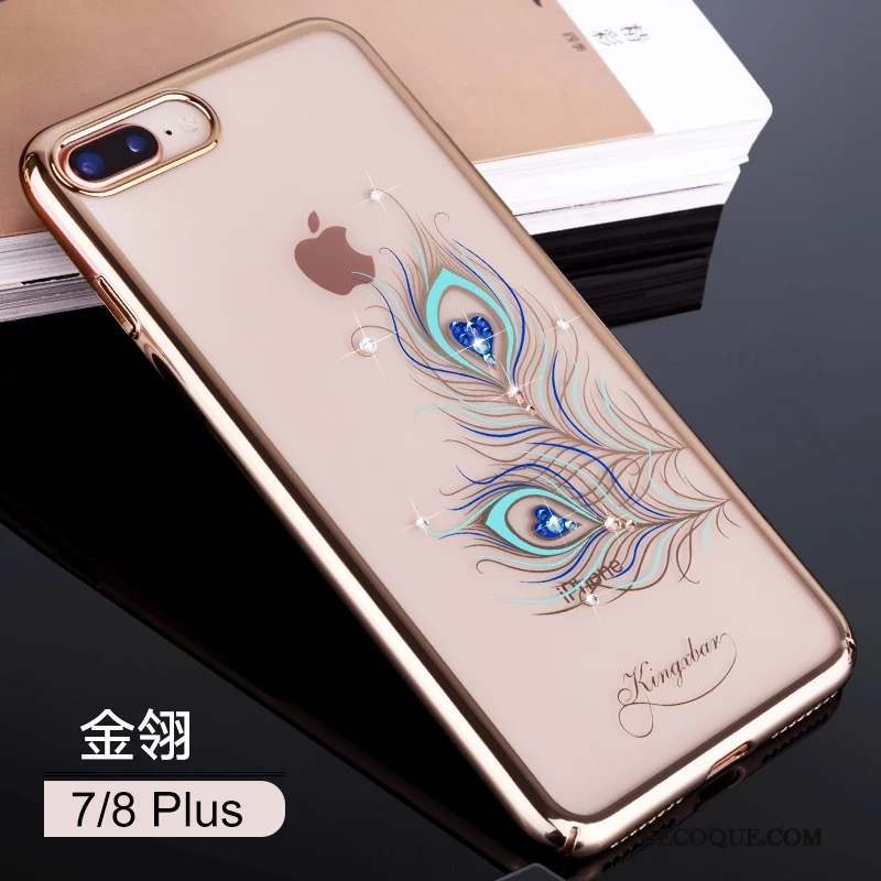 iPhone 7 Plus Coque Ornements Suspendus Élégant Incassable Tout Compris Luxe Transparent