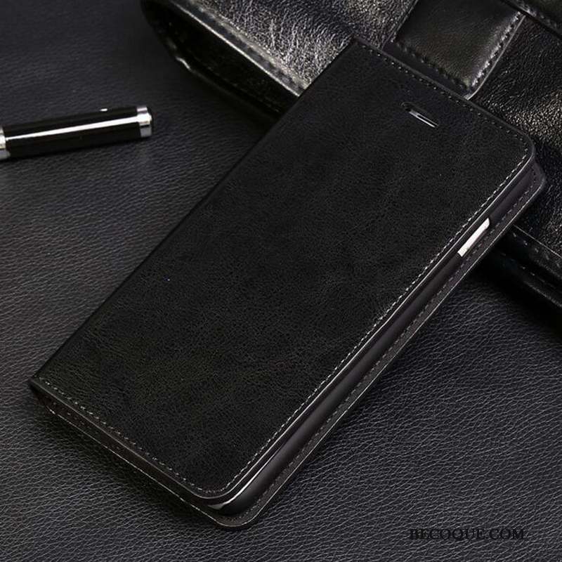 iPhone 7 Plus Coque Étui En Cuir Business Tout Compris Cuir Véritable Or Incassable