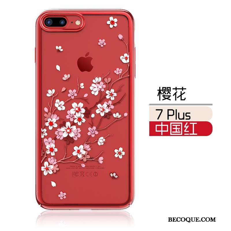 iPhone 7 Plus Créatif Nouveau Étui Personnalité Rouge Coque De Téléphone