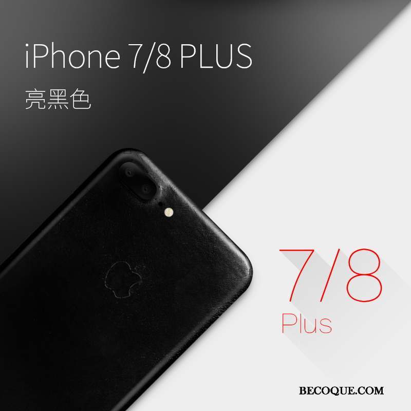 iPhone 7 Plus Créatif Étui Très Mince Luxe Cuir Véritable Coque De Téléphone