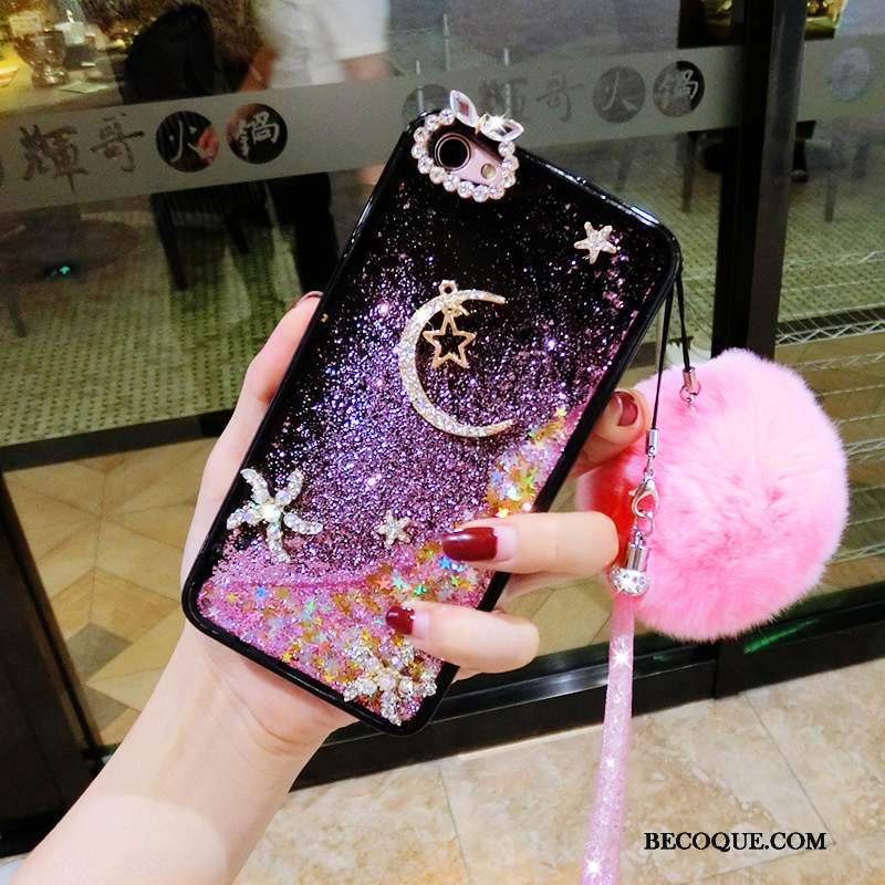 iPhone 7 Plus Mois Lapin Violet Quicksand Coque De Téléphone Rose