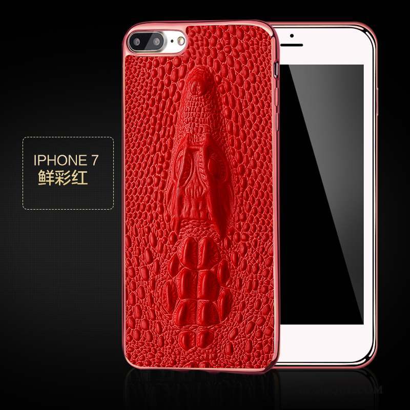 iPhone 7 Protection Rouge Business Coque De Téléphone Étui En Cuir Téléphone Portable