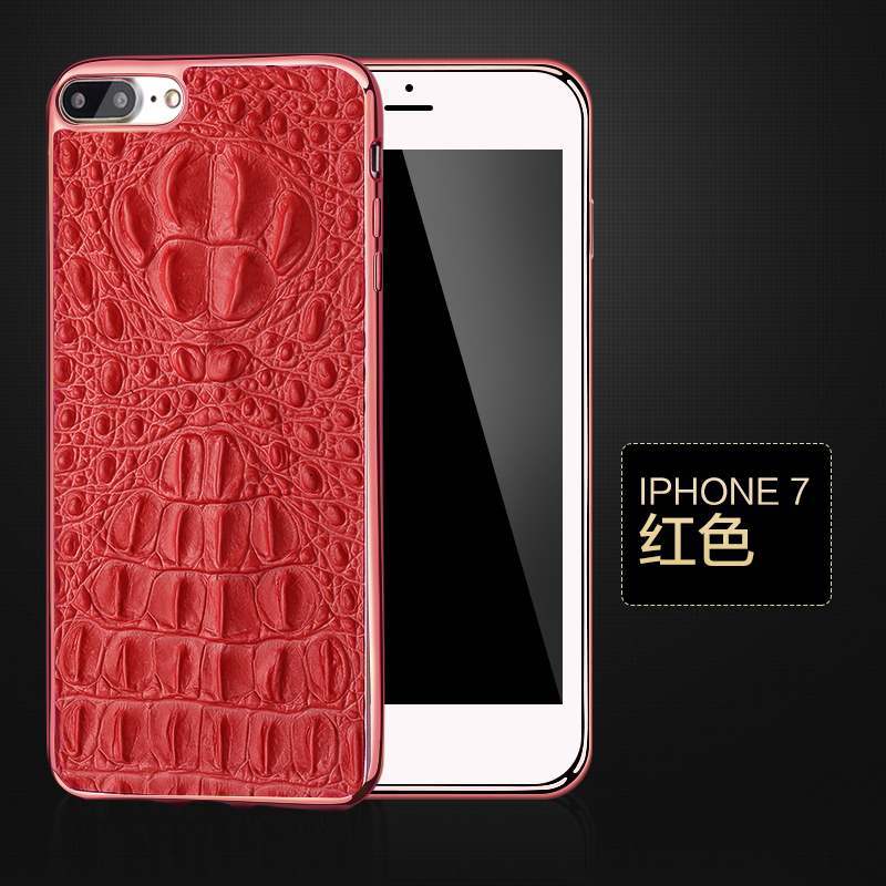 iPhone 7 Protection Rouge Business Coque De Téléphone Étui En Cuir Téléphone Portable