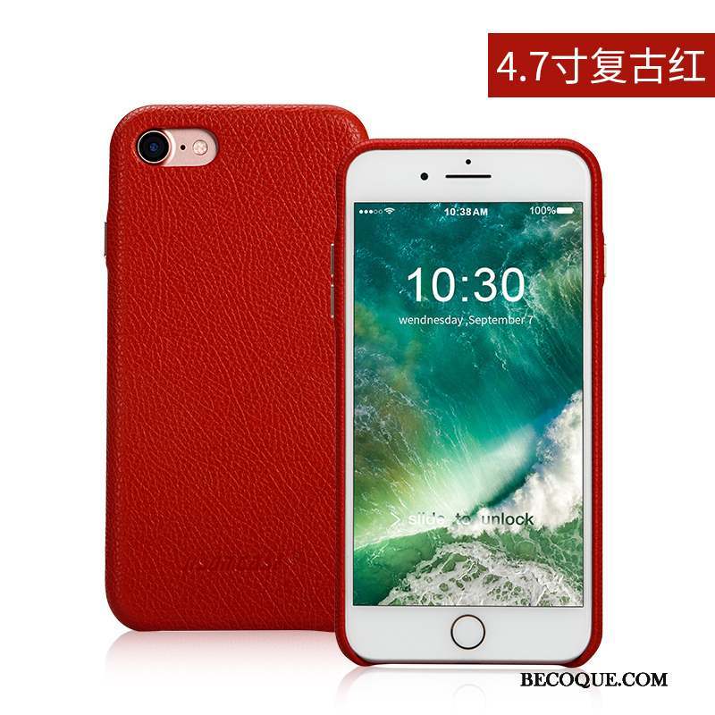 iPhone 7 Protection Étui Coque De Téléphone Tendance Téléphone Portable Étui En Cuir
