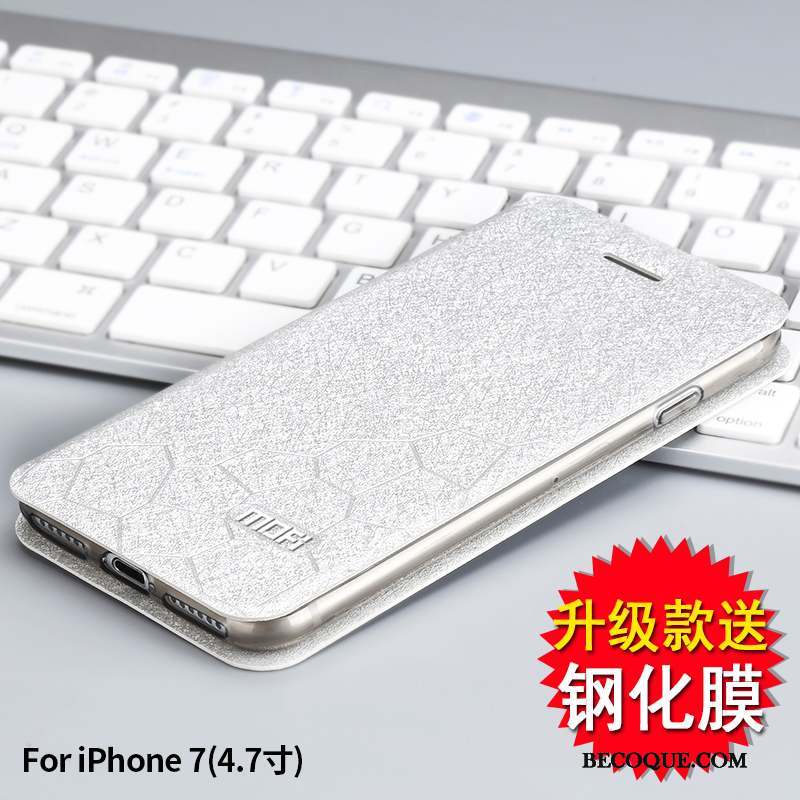 iPhone 7 Silicone Étui En Cuir Fluide Doux Tout Compris Coque De Téléphone Protection
