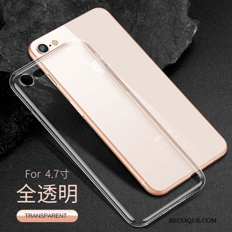 iPhone 7 Transparent Étui Coque Incassable Silicone Fluide Doux