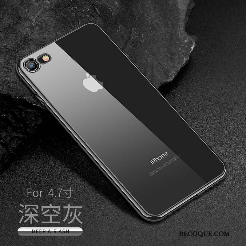 iPhone 7 Transparent Étui Coque Incassable Silicone Fluide Doux