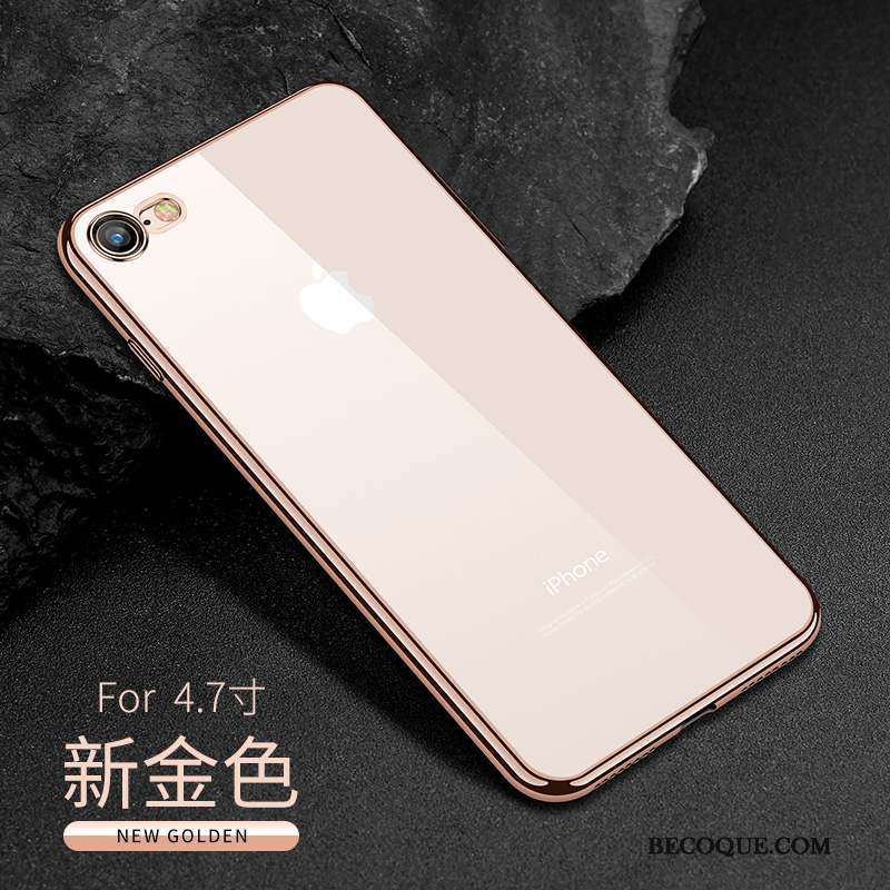 iPhone 7 Transparent Étui Coque Incassable Silicone Fluide Doux