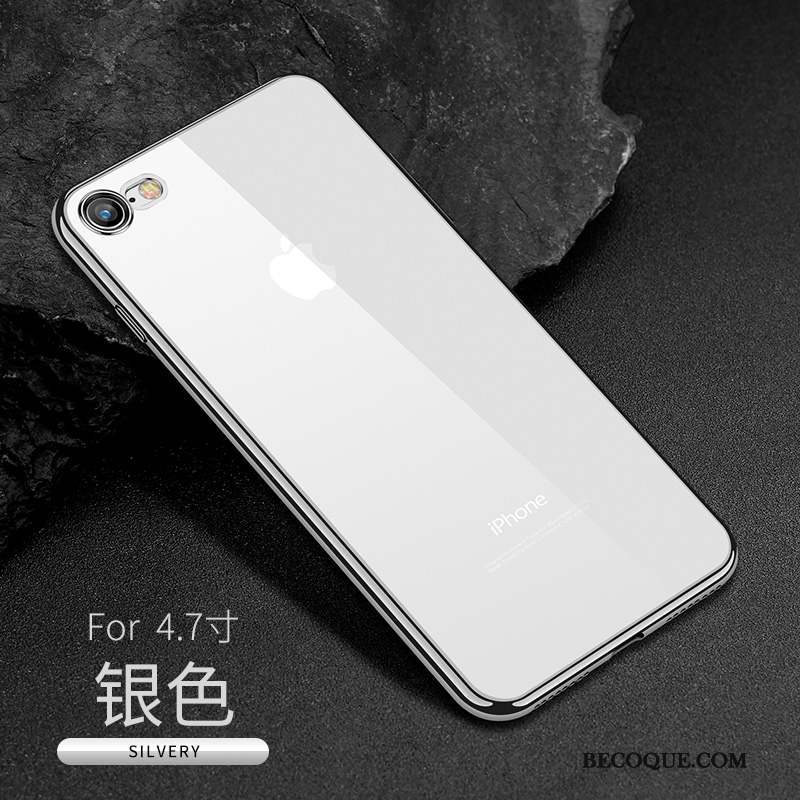 iPhone 7 Transparent Étui Coque Incassable Silicone Fluide Doux