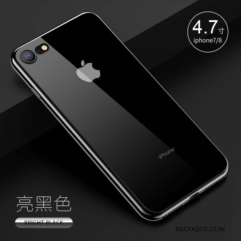 iPhone 7 Très Mince Fluide Doux Incassable Silicone Coque De Téléphone Or Rose