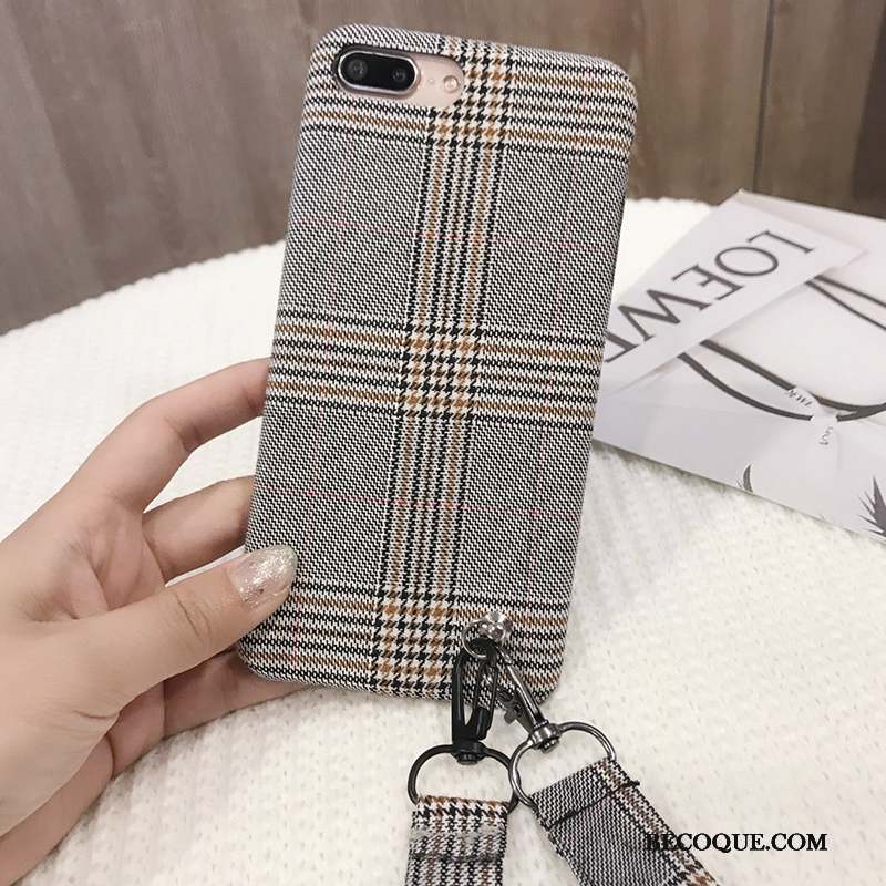 iPhone 7 Étui Coque De Téléphone Ornements Suspendus Nouveau Tendance Flanelle