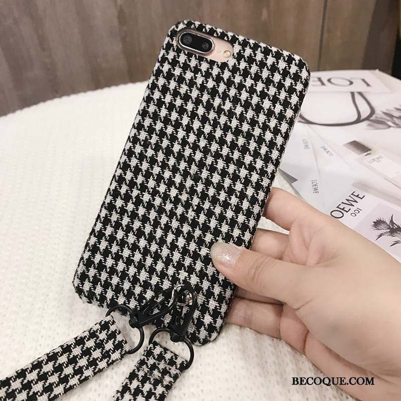 iPhone 7 Étui Coque De Téléphone Ornements Suspendus Nouveau Tendance Flanelle