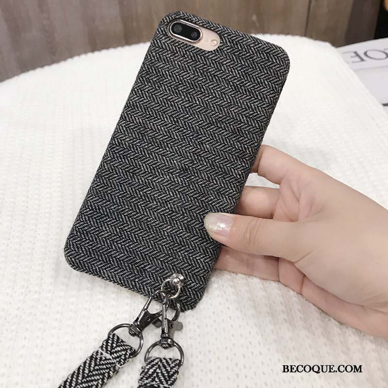 iPhone 7 Étui Coque De Téléphone Ornements Suspendus Nouveau Tendance Flanelle