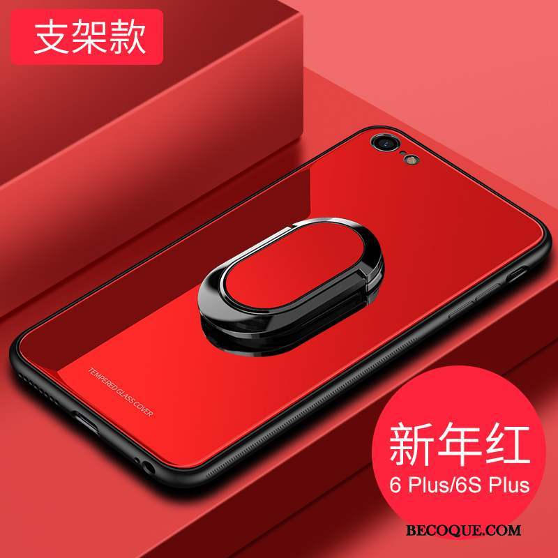 iPhone 7 Étui Nouveau Magnétisme Rouge Coque De Téléphone Tendance