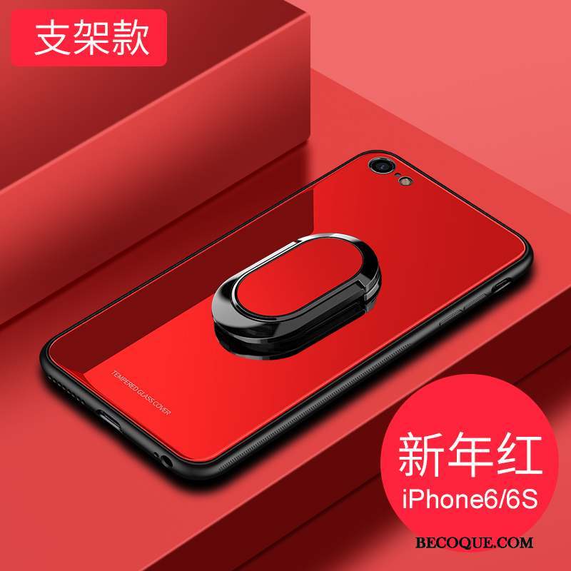 iPhone 7 Étui Nouveau Magnétisme Rouge Coque De Téléphone Tendance