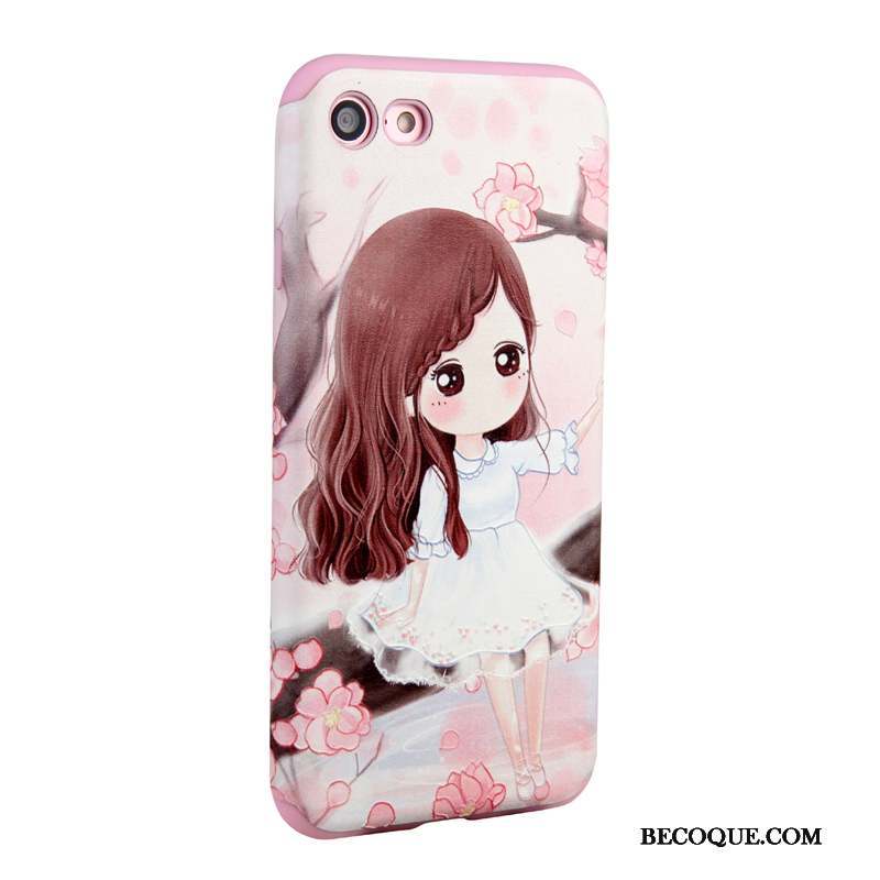 iPhone 7 Étui Protection Fluide Doux Coque De Téléphone Dessin Animé Tendance