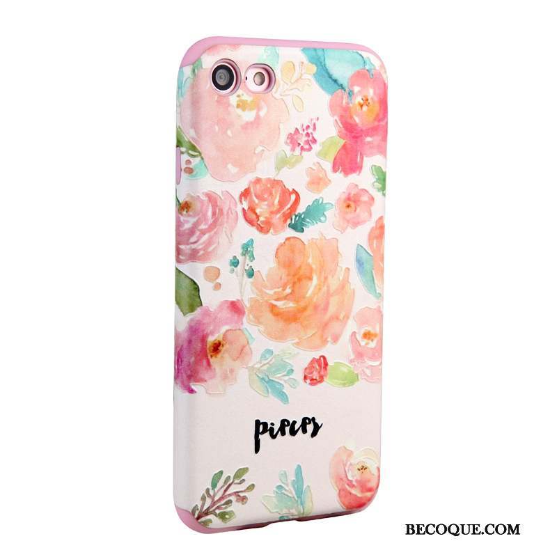 iPhone 7 Étui Protection Fluide Doux Coque De Téléphone Dessin Animé Tendance