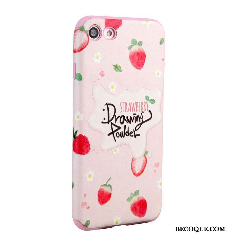 iPhone 7 Étui Protection Fluide Doux Coque De Téléphone Dessin Animé Tendance