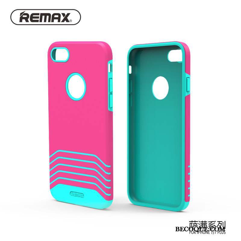 iPhone 8 Bleu Protection Coque De Téléphone Étui Tendance Silicone