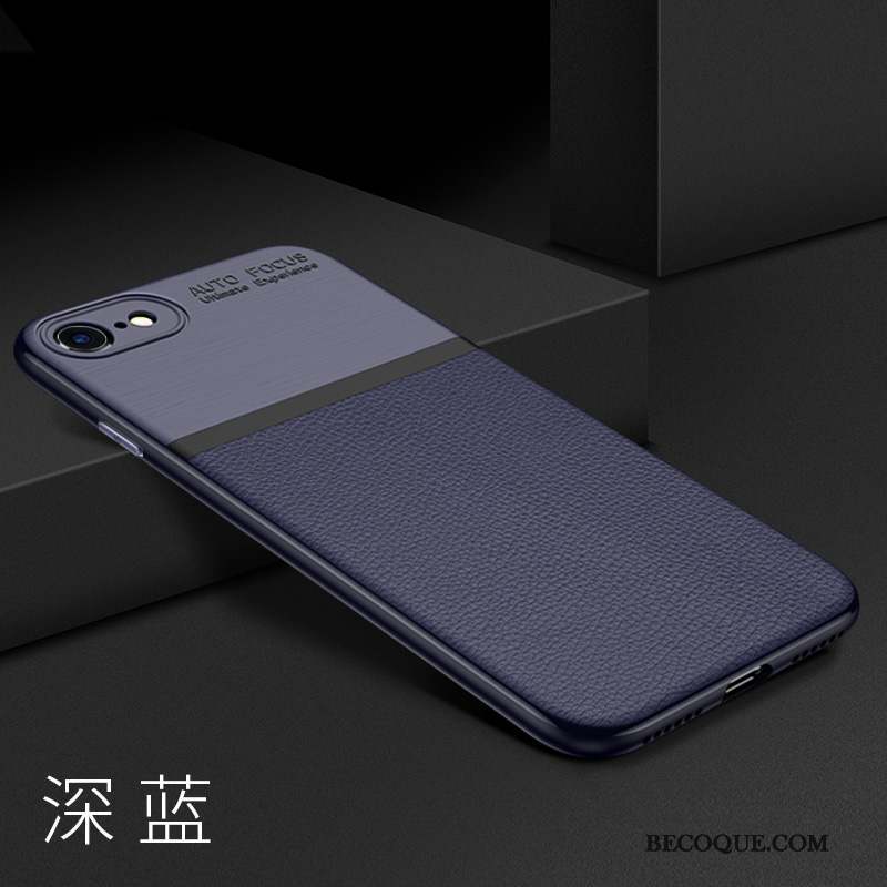 iPhone 8 Coque De Téléphone Nouveau Marque De Tendance Étui Modèle Bleu Marin