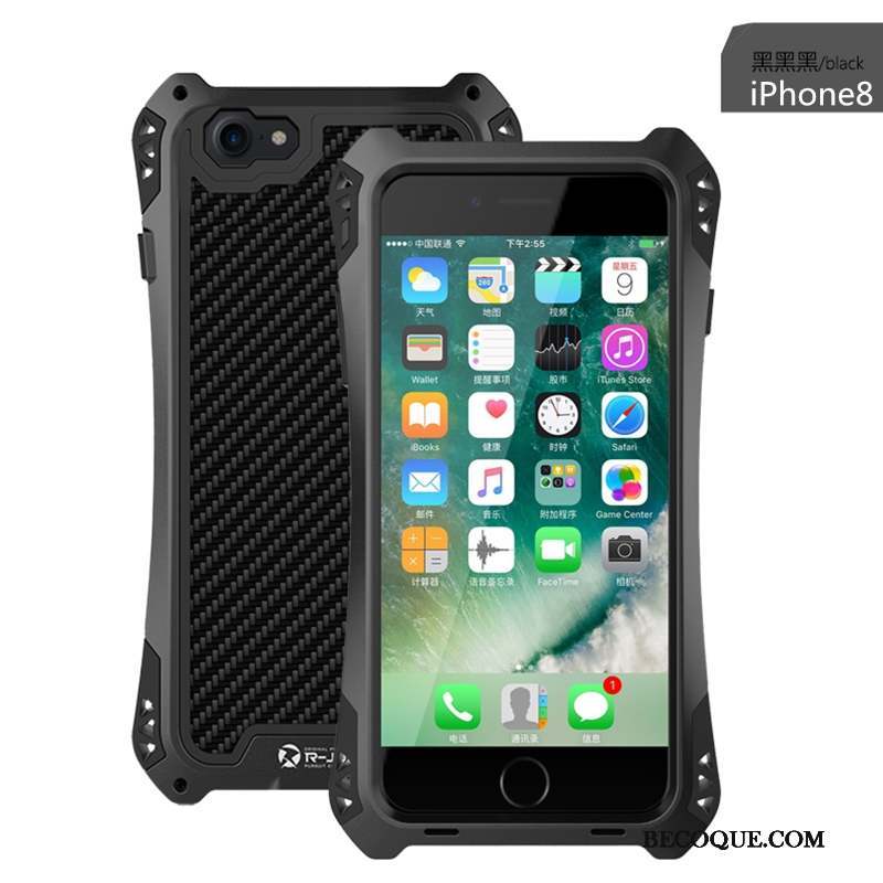 iPhone 8 Coque Personnalité Fluide Doux Support Tendance Étui Créatif