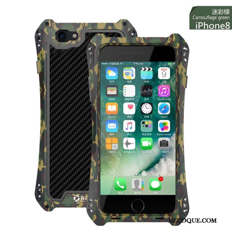 iPhone 8 Coque Personnalité Fluide Doux Support Tendance Étui Créatif