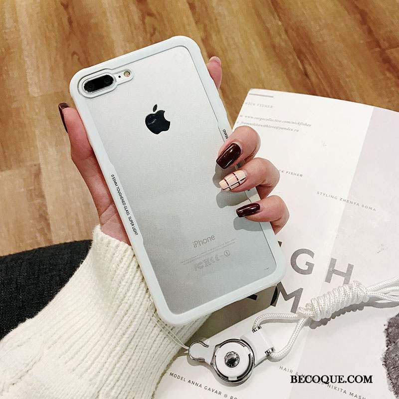 iPhone 8 Coque Protection Étui Verre Marque De Tendance Créatif Incassable