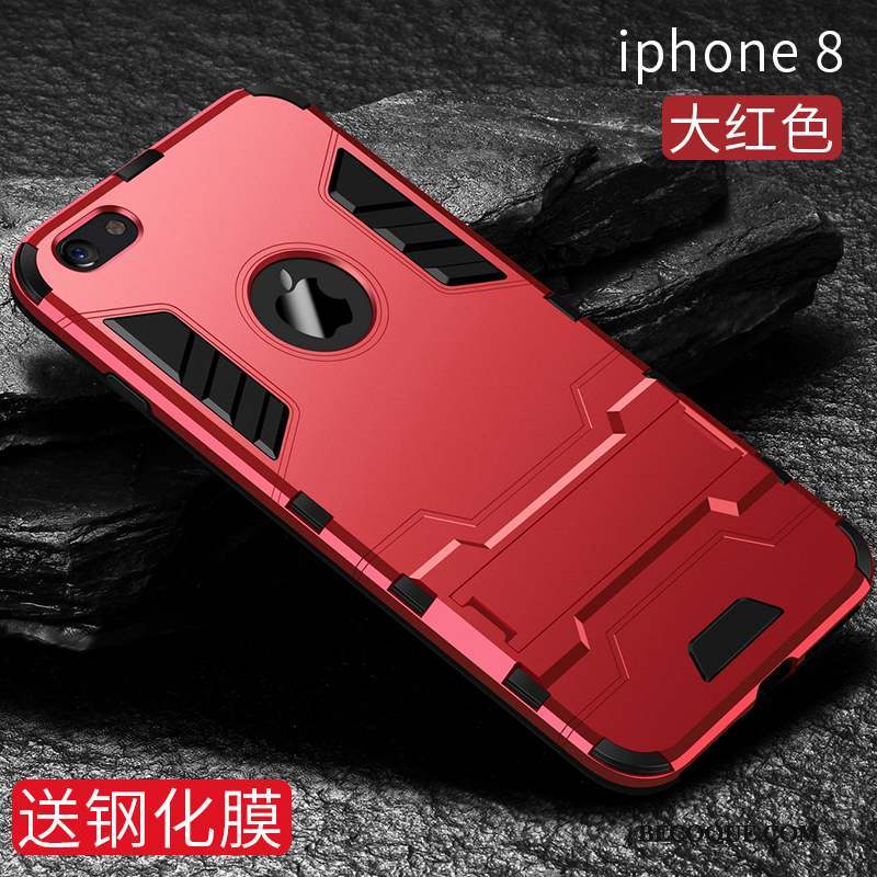 iPhone 8 Coque Tout Compris Silicone Incassable Étui Créatif Marque De Tendance
