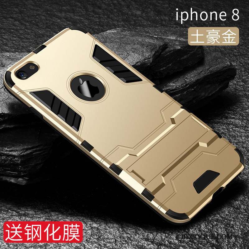 iPhone 8 Coque Tout Compris Silicone Incassable Étui Créatif Marque De Tendance