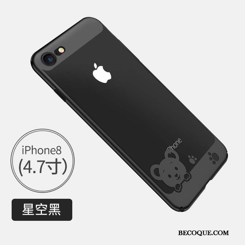 iPhone 8 Coque Très Mince Tout Compris Personnalité Étui Fluide Doux Incassable