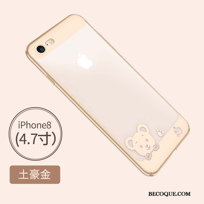 iPhone 8 Coque Très Mince Tout Compris Personnalité Étui Fluide Doux Incassable