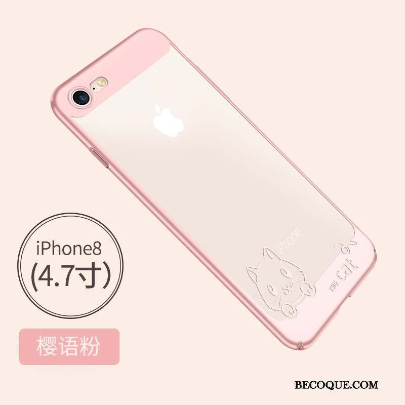 iPhone 8 Coque Très Mince Tout Compris Personnalité Étui Fluide Doux Incassable