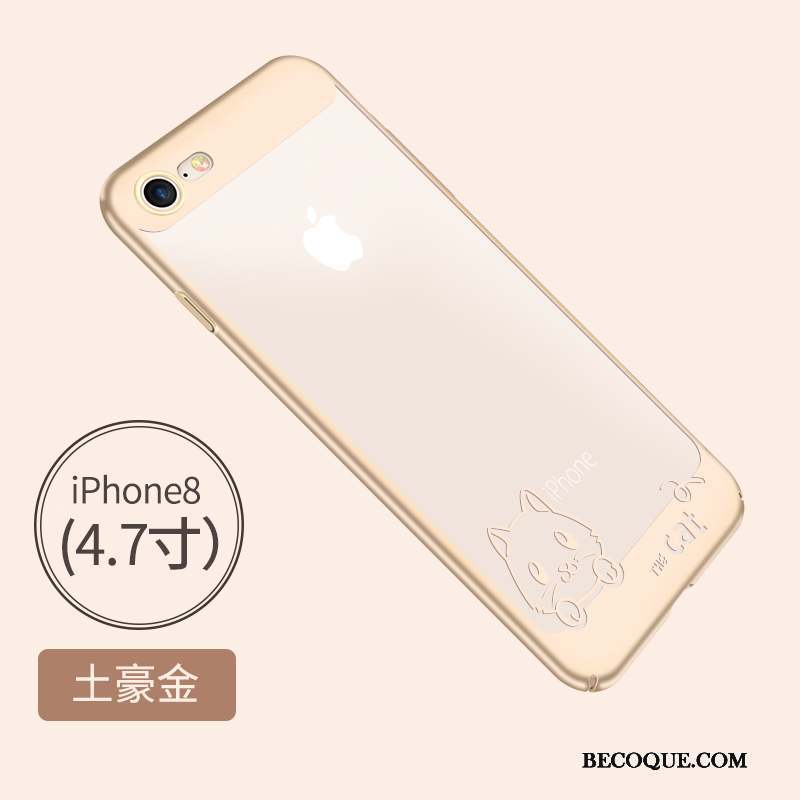 iPhone 8 Coque Très Mince Tout Compris Personnalité Étui Fluide Doux Incassable