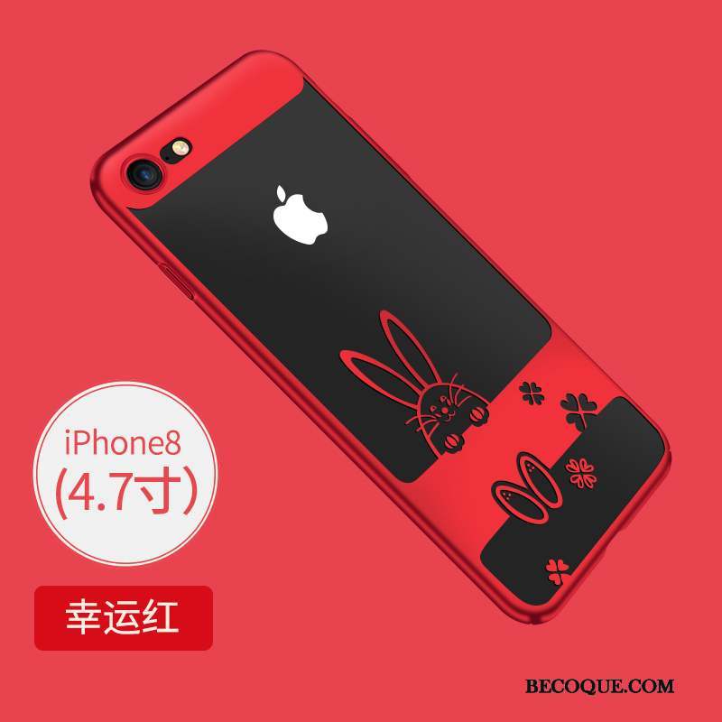 iPhone 8 Coque Très Mince Tout Compris Personnalité Étui Fluide Doux Incassable