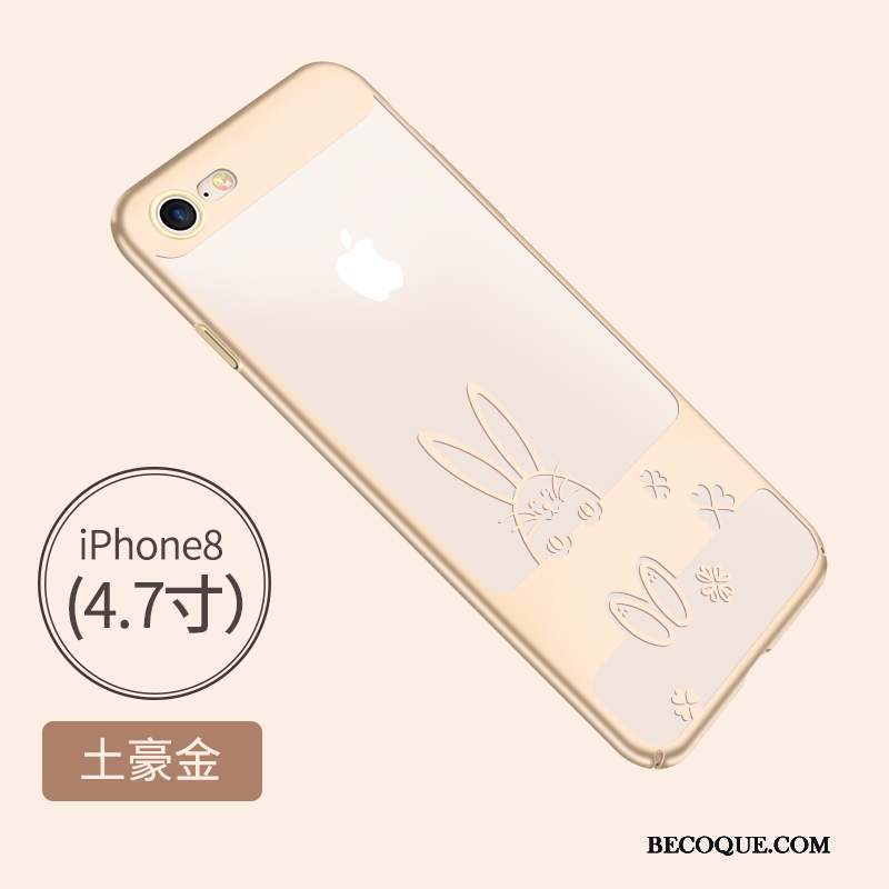 iPhone 8 Coque Très Mince Tout Compris Personnalité Étui Fluide Doux Incassable