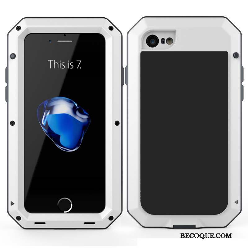 iPhone 8 Coque Étui Créatif De Téléphone Trois Défenses Silicone