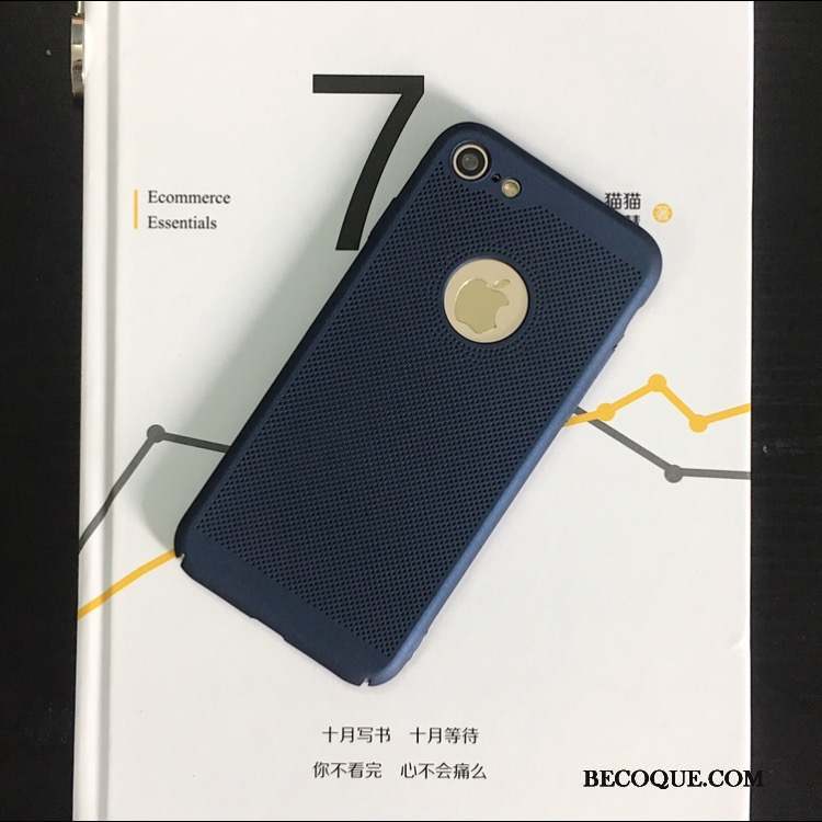 iPhone 8 Incassable Protection Étui Or Coque De Téléphone Délavé En Daim