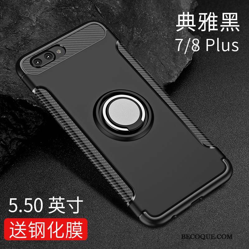 iPhone 8 Plus Coque Créatif Incassable Étui Tout Compris Tendance Or