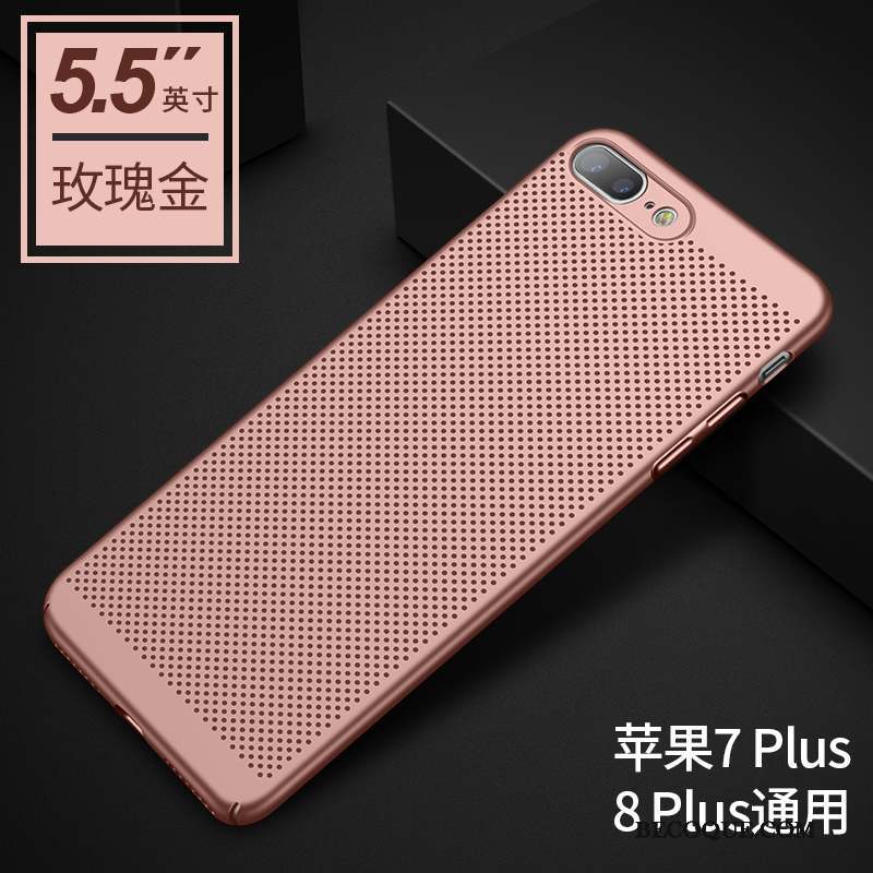 iPhone 8 Plus Coque De Téléphone Nouveau Or Mince Étui Protection