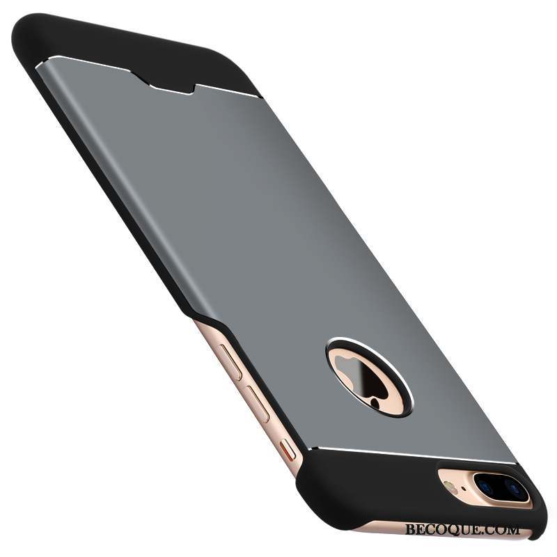 iPhone 8 Plus Coque Rouge Métal Couvercle Arrière Refroidissement Business Difficile