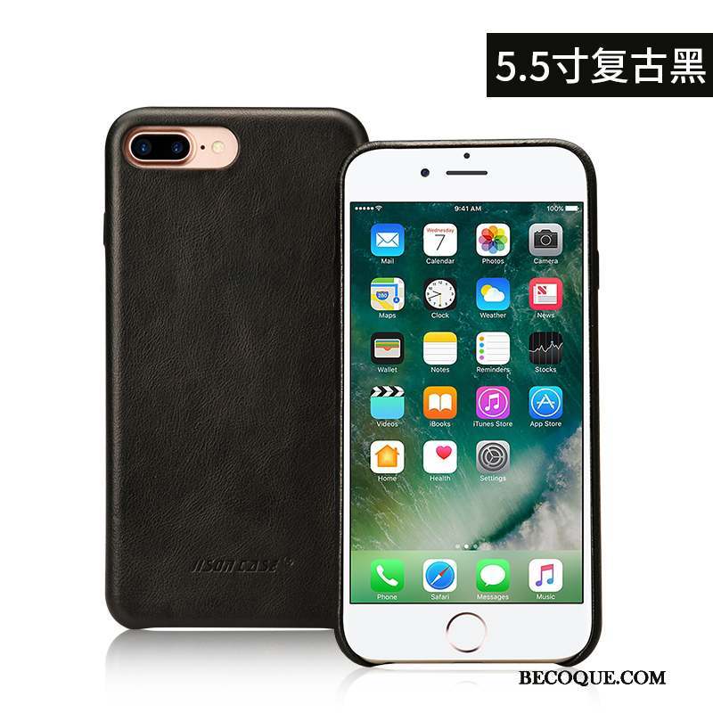 iPhone 8 Plus Coque Tout Compris Business Protection Vert Étui