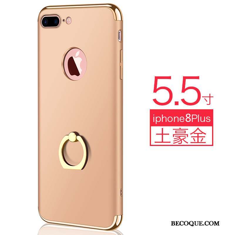 iPhone 8 Plus Coque Tout Compris Étui Pu Très Mince Ornements Suspendus Tendance