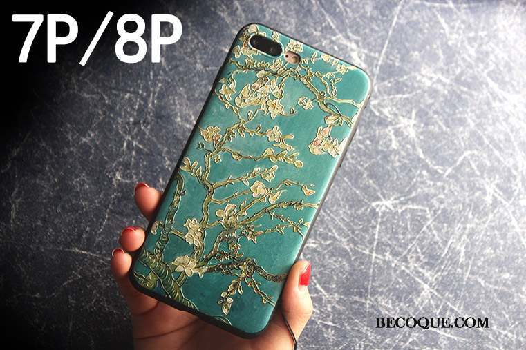 iPhone 8 Plus Incassable Coque De Téléphone Protection Ornements Suspendus Étui Tout Compris