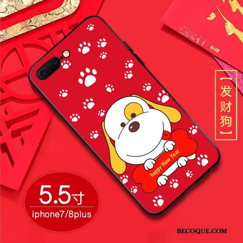 iPhone 8 Plus Incassable Coque De Téléphone Très Mince Étui Chiens Nouveau