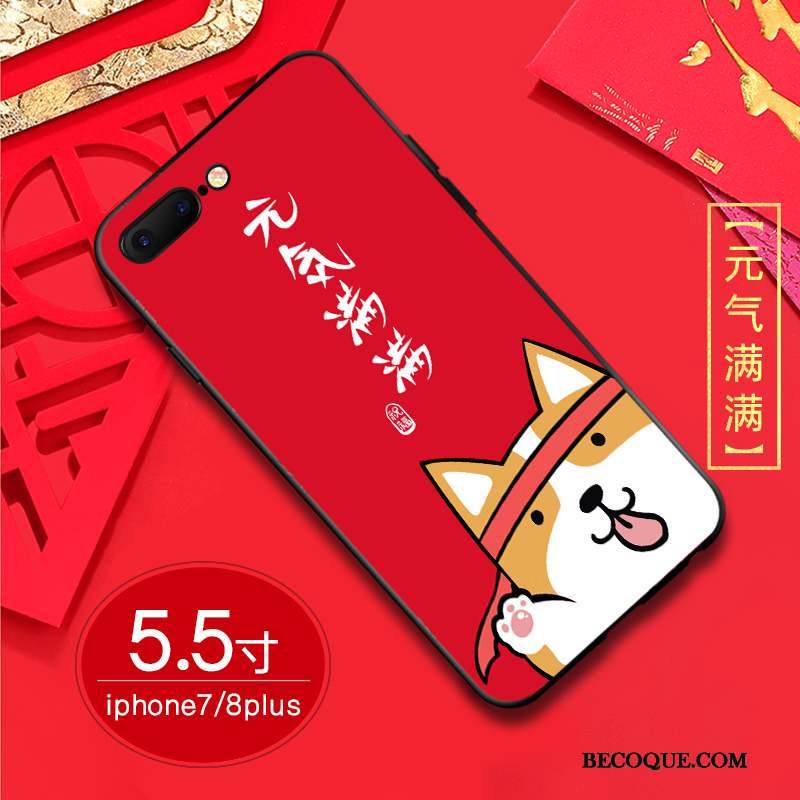 iPhone 8 Plus Incassable Coque De Téléphone Très Mince Étui Chiens Nouveau