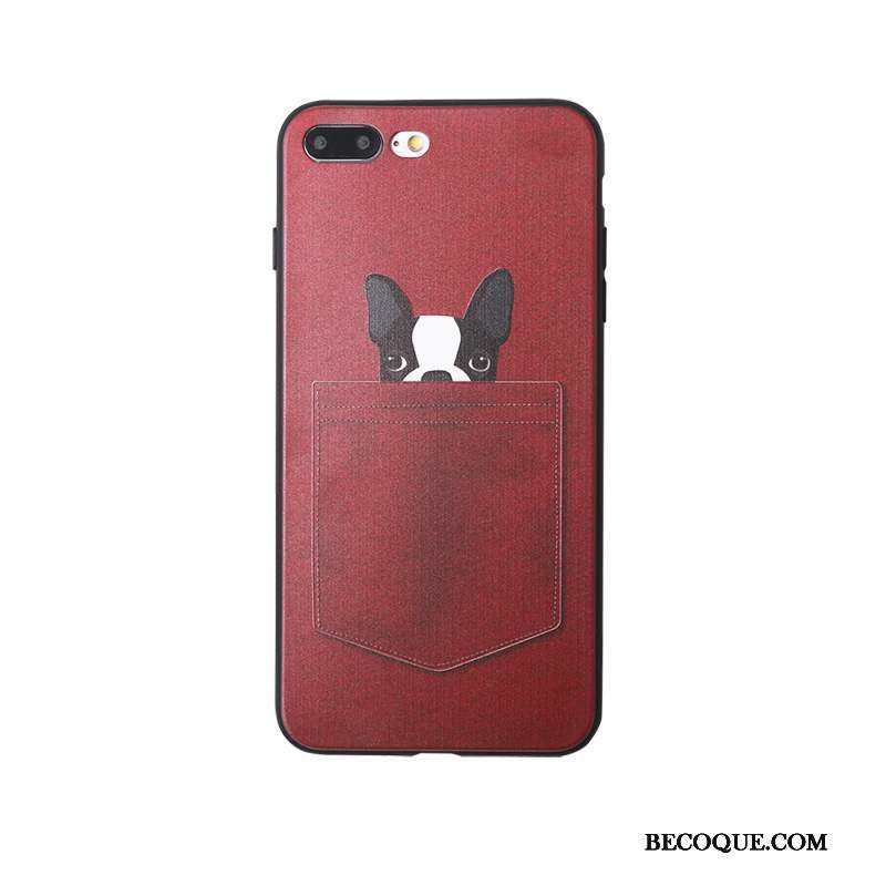 iPhone 8 Plus Ornements Suspendus Nouveau Coque De Téléphone Incassable Amoureux Silicone