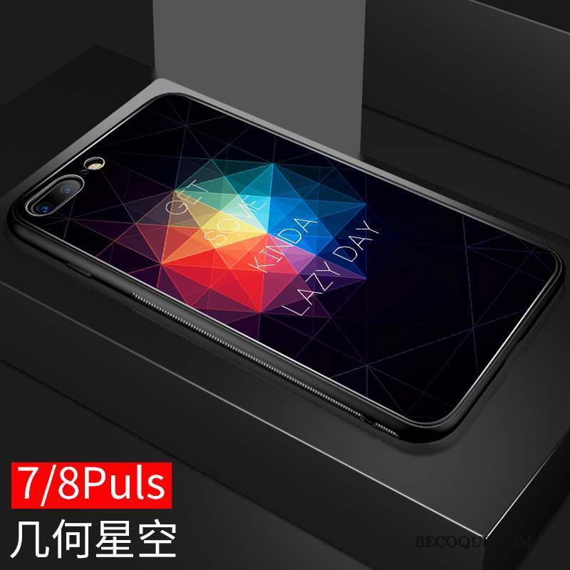 iPhone 8 Plus Violet Tout Compris Tendance Personnalité Coque De Téléphone Créatif