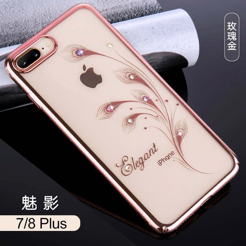 iPhone 8 Plus Étui Élégant Coque De Téléphone Luxe Nouveau Strass