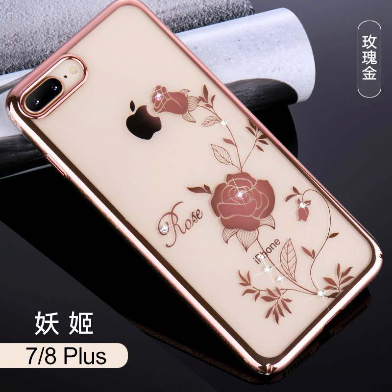 iPhone 8 Plus Étui Élégant Coque De Téléphone Luxe Nouveau Strass