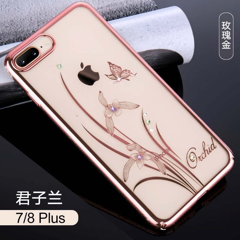 iPhone 8 Plus Étui Élégant Coque De Téléphone Luxe Nouveau Strass